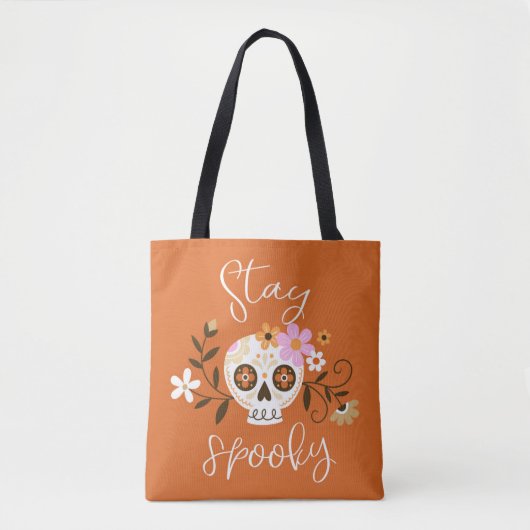 Bleibe Spooky Tasche (Vorderseite)