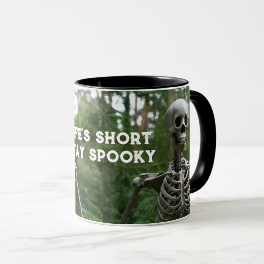 Bleibe Spooky Tasse (VorderseiteRechts)