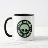 Bleibe Spooky Tasse (Links)