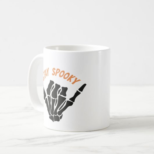 Bleibe Spooky-Tasse Kaffeetasse (Vorderseite Links)