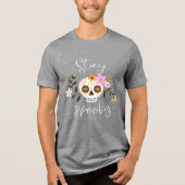 Bleibe Spooky Tri-Blend Shirt (Vorderseite)