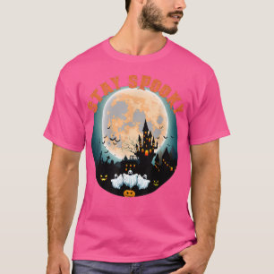 Bleibe Spooky Trick oder Treat Funny Halloween Spo T-Shirt