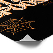 Bleibe Spooky Wall Art Poster (Ecke)