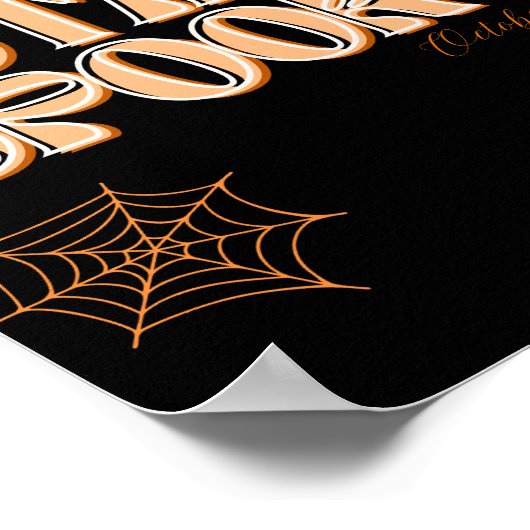 Bleibe Spooky Wall Art Poster (Ecke)