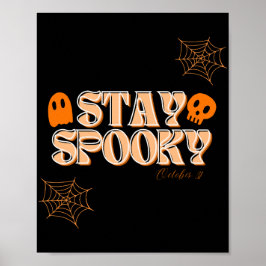 Bleibe Spooky Wall Art Poster