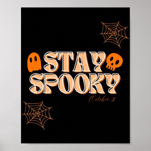 Bleibe Spooky Wall Art Poster (Vorne)
