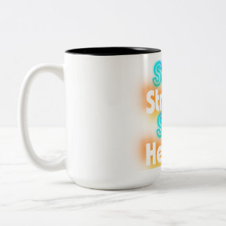 Bleibe stark, Bleibe gesund - Motivierend Wellness Zweifarbige Tasse