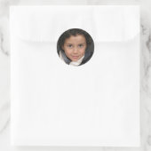 Bleibe stark, Bleibe positiv Runder Aufkleber (Tasche)