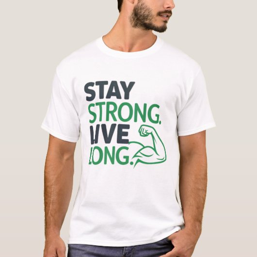 Bleibe stark. Lang leben T-Shirt (Vorderseite)