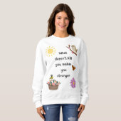 Bleibe stark sweatshirt (Vorne ganz)