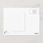 Bleibe stark und glänzend postkarte (Rückseite)