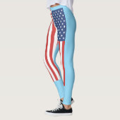 Bleibe starke Amerika-Leggings Leggings (Links)