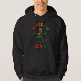 Bleibe Stoked Gen X Skateboard Hoodie
