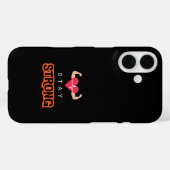 Bleibe Strong Case-Mate iPhone Hülle (Rückseite (Horizontal))