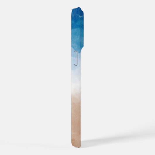 Bleibe Strong - Funky Beach Edition iPhone Hülle (Rechte Seite)