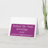 Bleibe Strong.. Karte (Rückseite)