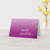 Bleibe Strong.. Karte (Gelbe Blume)