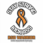 BLEIBE STRONG KICK...RSD AUFKLEBER (Vorderseite)