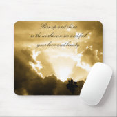 Bleibe Strong_ Mousepad (Mit Mouse)