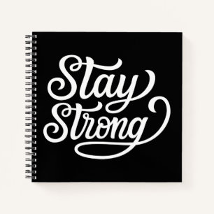 Bleibe Strong Notizblock