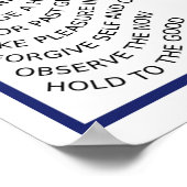 Bleibe Strong Poster (Ecke)