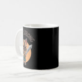 Bleibe Strong Warrior Cat Kaffeetasse (Vorderseite Links)