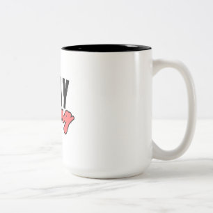 Bleibe Strong zitiert motivierend Typografie Zweifarbige Tasse
