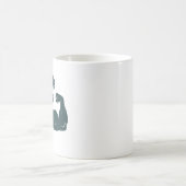 Bleibe Strongasaurus Kaffeetasse (Mittel)