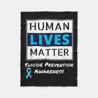 Bleibe Suizidprävention Bewusstsein für das mensch Fleecedecke