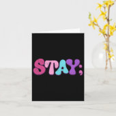 Bleibe Suizidprävention Sensibilisierung für psych Karte (Gelbe Blume)