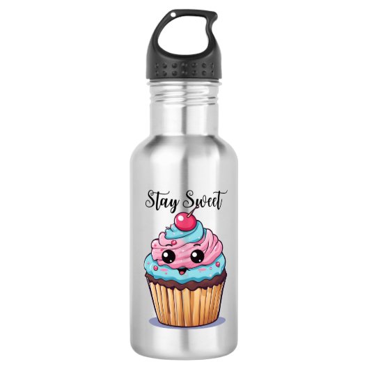 Bleibe Sweet Edelstahlflasche (Vorderseite)