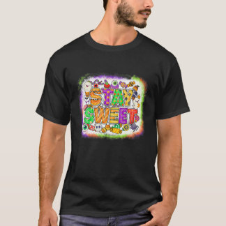 Bleibe Sweet Halloween Kostüm Sweat Candy Niedlich T-Shirt