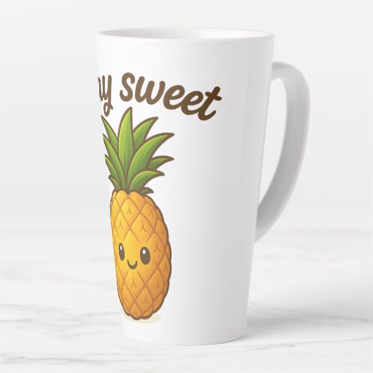 Bleibe Sweet - Niedliche Ananas Milchtasse (Rechte Ecke)