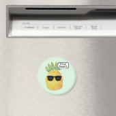 Bleibe Sweet Pineapa Cartoon Spaß Magnet (In Situ (Geschirrspüler))