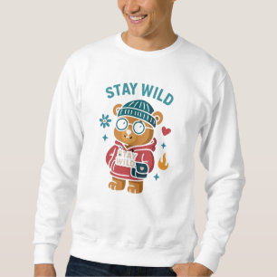 Bleibe Teddybär Sweatshirt