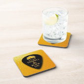 Bleibe Thirsty und Rock On! Untersetzer (Rechte Seite)