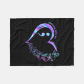 Bleibe Tomorrow braucht Suizidprävention Awarene Fleecedecke (Vorderseite (Horizontal))