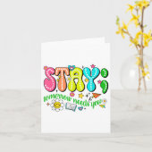 Bleibe Tomorrow braucht Suizidprävention Awarene Karte (Gelbe Blume)