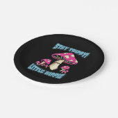 Bleibe Trippy! Little Hippie Pappteller (Schrägansicht)