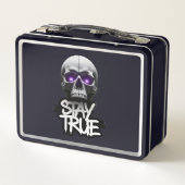 Bleibe True Metall Brotdose (Rückseite)