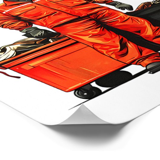 Bleibe Trump Garge Wähler Mega 2024 Poster (Ecke)