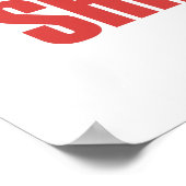 Bleibe und Behalten Versand Poster (Ecke)