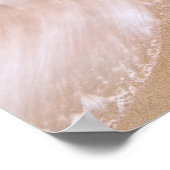 Bleibe und gratis schöner Strand- und Meerblick Poster (Ecke)