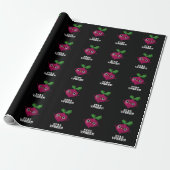 Bleibe Upbeet Funny Veggie Beet Pun Dark BG Geschenkpapier (Ungerollt)