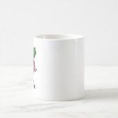 Bleibe Upbeet Funny Veggie Beet Pun Kaffeetasse (Mittel)