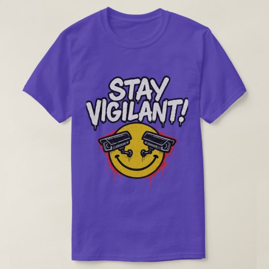 BLEIBE VIGILANT - BSQS T-Shirt (Design vorne)