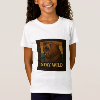 Bleibe Vintager Tiergrafik für die Natur Lover T-Shirt