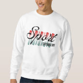 Bleibe von gesundem W Sweatshirt (Vorderseite)