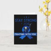 Bleibe von Strong Biden Patriotic Support Ribbon P Karte (Gelbe Blume)