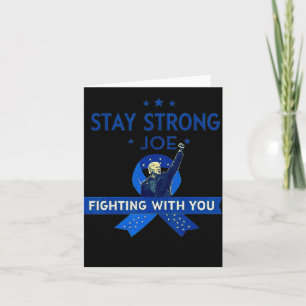 Bleibe von Strong Biden Patriotic Support Ribbon P Karte